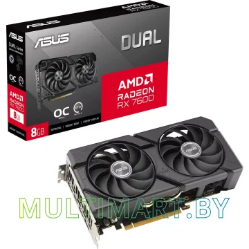 Видеокарта ASUS Dual Radeon RX 7600 EVO OC Edition 8GB GDDR6 (DUAL-RX7600-O8G-EVO) картинка 11